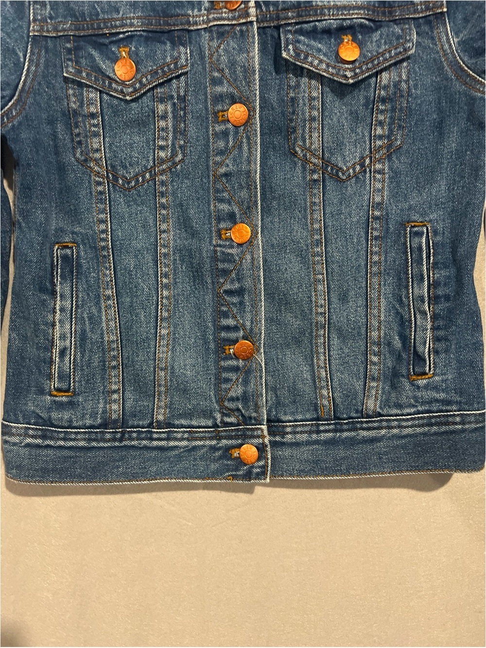 J. Crew Jacket Women’s XS Blue Medium Wash Cotton Preppy Classic Denim G7058 - Picture 6 of 14